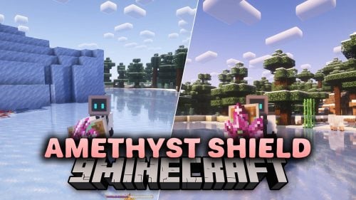 Amethyst Shield Mod (26.3, 1.20.1) – New Shield with Special Abilities