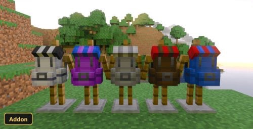 Expedition Backpacks (26+, 1.21) – MCPE/Bedrock Addon