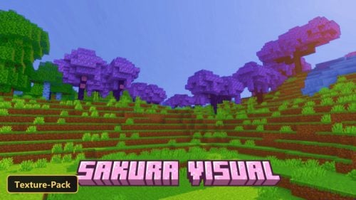 SAKURA VISUAL (26+) – MCPE/Bedrock Texture Pack
