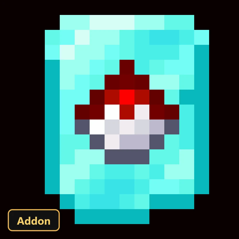 a redstone upgrade item on a black background