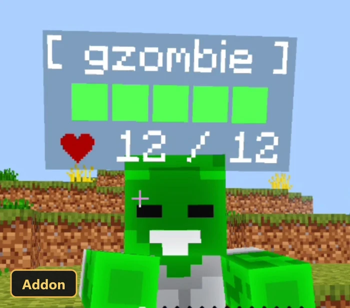 custom mob or character with a health bar and name tag