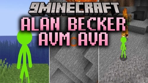 Alan Becker AvM AvA Addon (26.x) - Stickman Morphs and Powerful Block Staffs