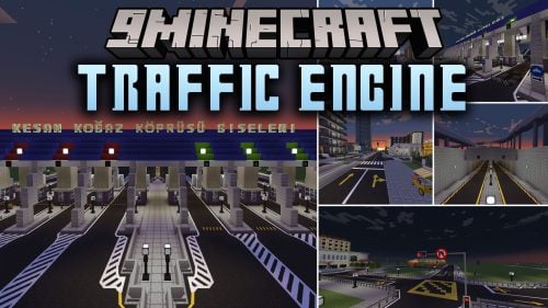 Traffic Engine Mod (1.20.1) - Build Realistic Modern Roads and City Streets