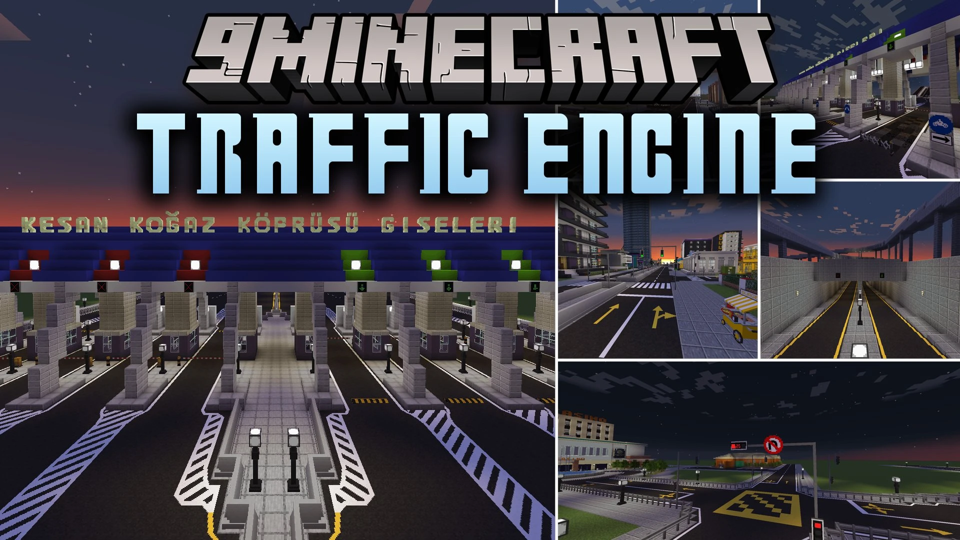 Traffic Engine Mod (1.20.1) – Build Realistic Modern Roads and City Streets