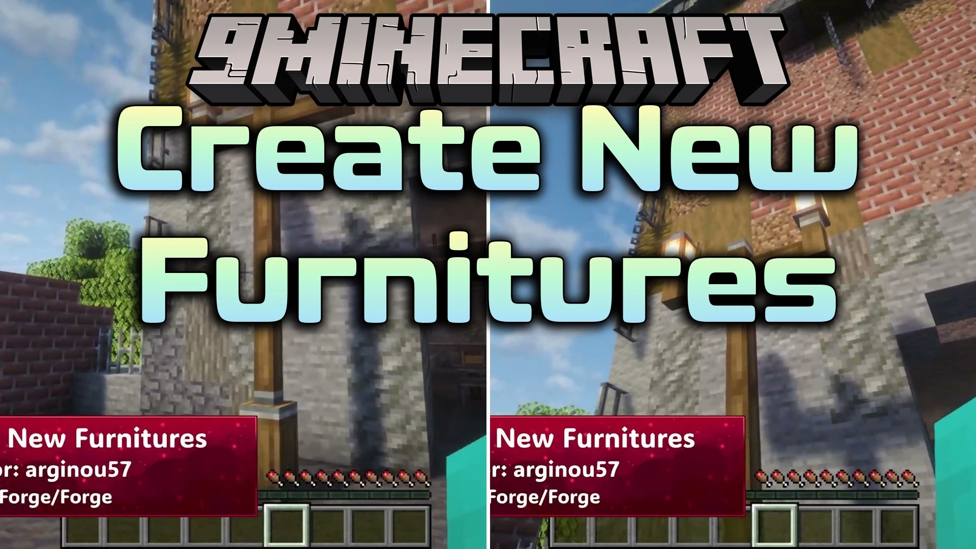 Create New Furnitures Mod (1.21.1, 1.20.1) – Add Steampunk Seating