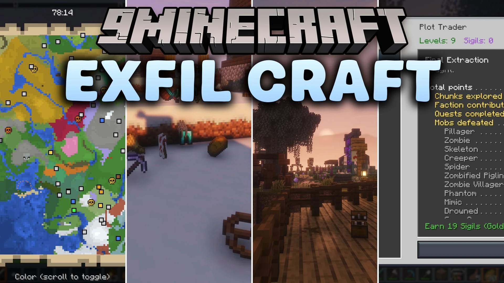 Exfil Craft by Krookedlilly Mod (26.2) – Raid Hostile Worlds and Escape Alive