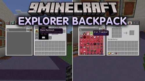 Explorer Backpack Addon (26.x, 1.21) - Wearable Storage Bags for Long Mining