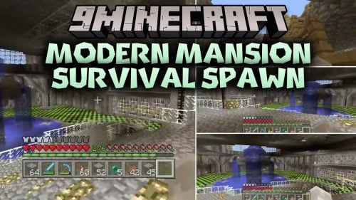 Modern Mansion Survival Spawn Map