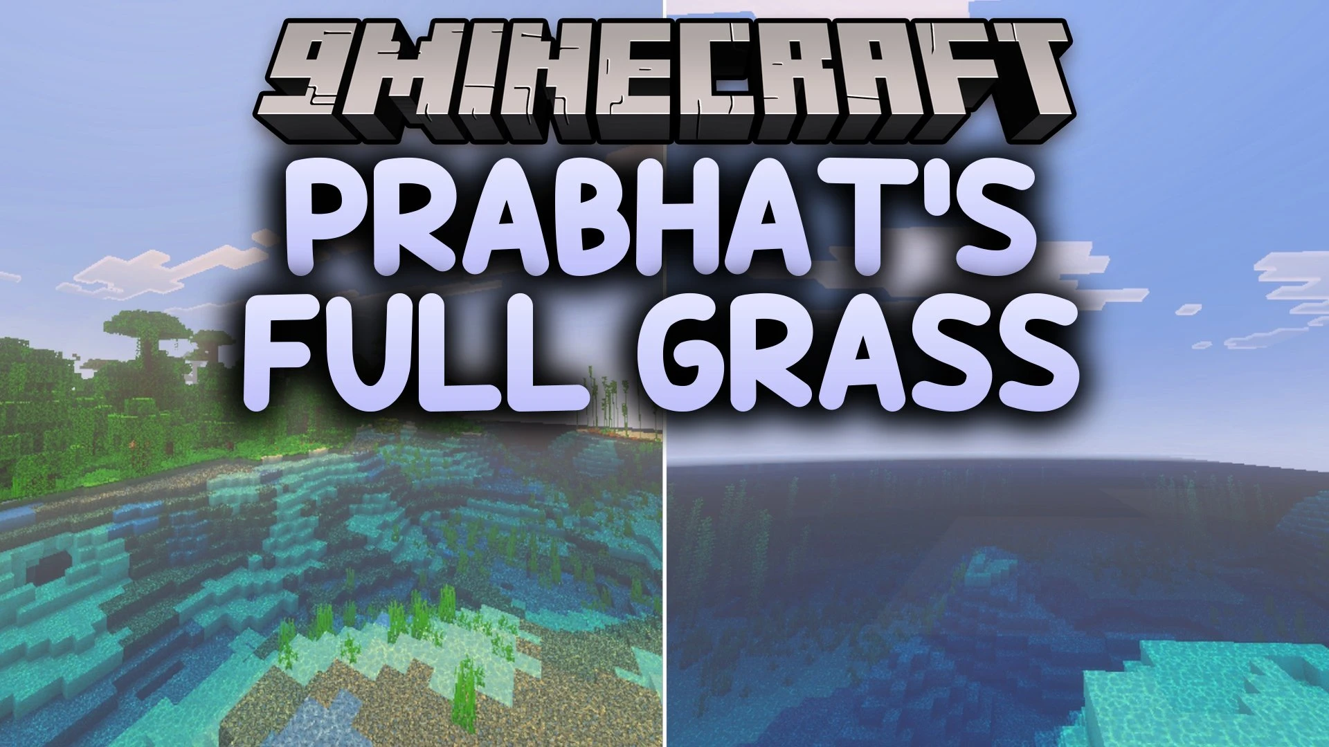 Prabhat's Full Grass Shader (26.x, 1.21) – Full Green Grass Sides on Any Device