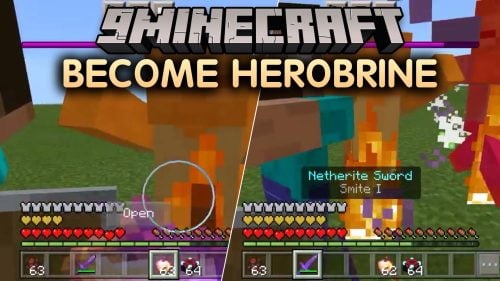 Become Herobrine Addon (26.x, 1.21) – Wield Supernatural Powers