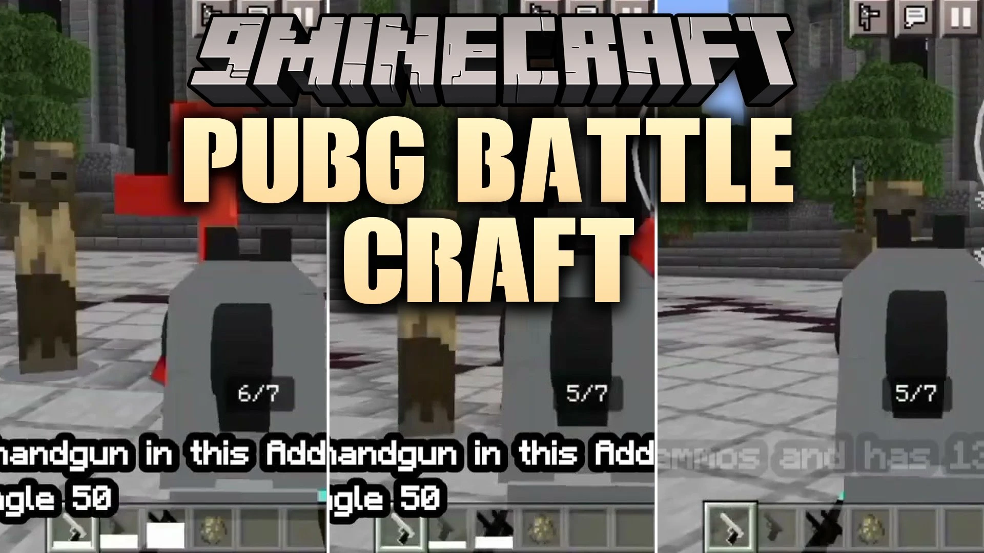 PUBG Battle Craft Addon (26.x) – Iconic PUBG Firearms and Custom Combat Weapons