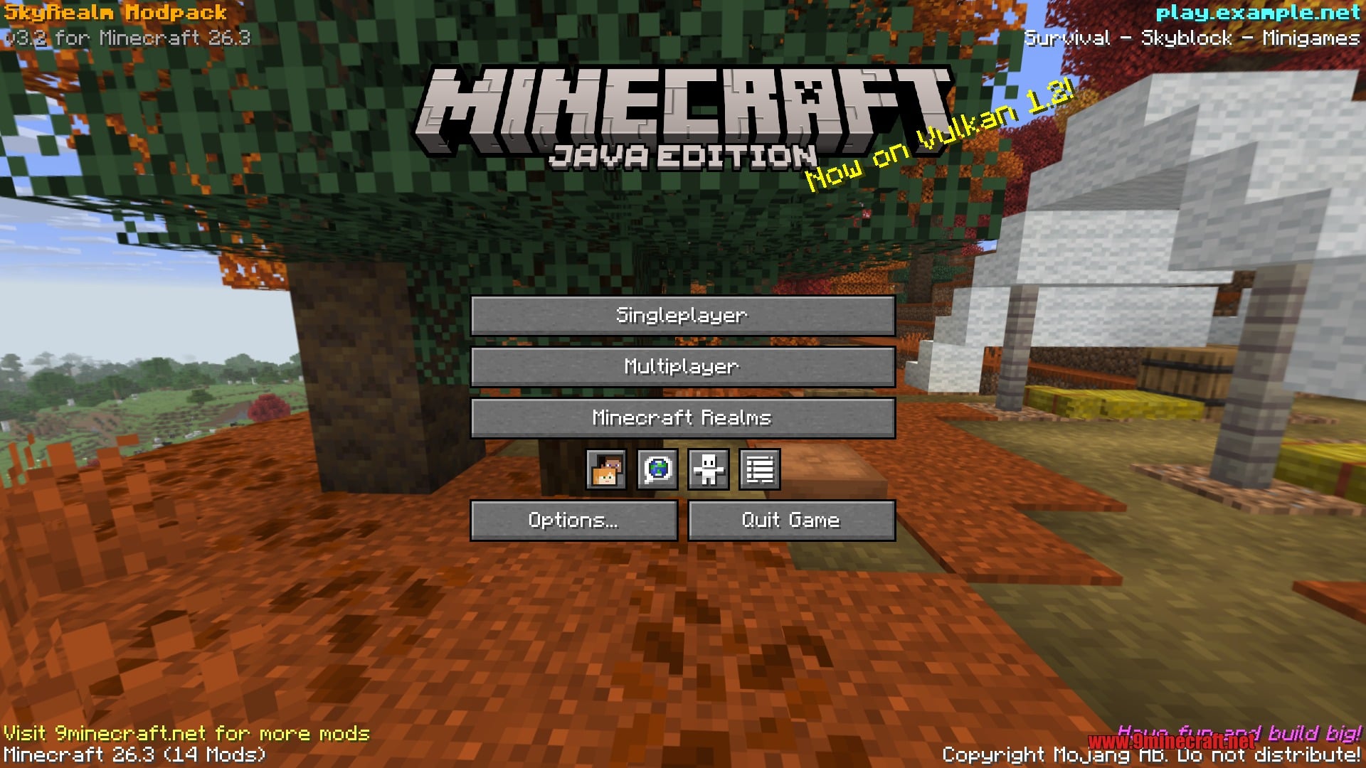 Custom Title Screen 9minecraft Mod Screenshot 2