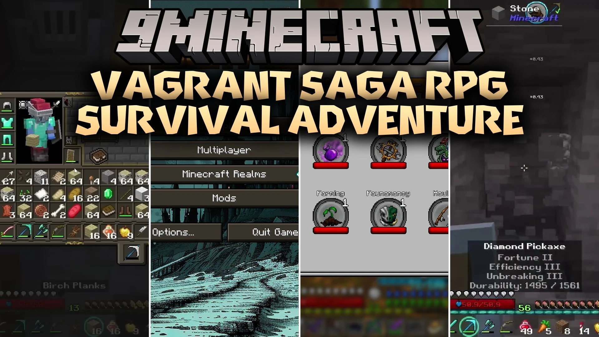 Vagrant Saga RPG Survival Adventure Modpack