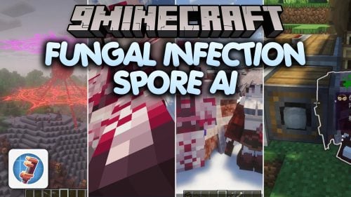 Fungal Infection Spore AI Mod (1.21.1, 1.20.1) – Turn the Fungal Infection