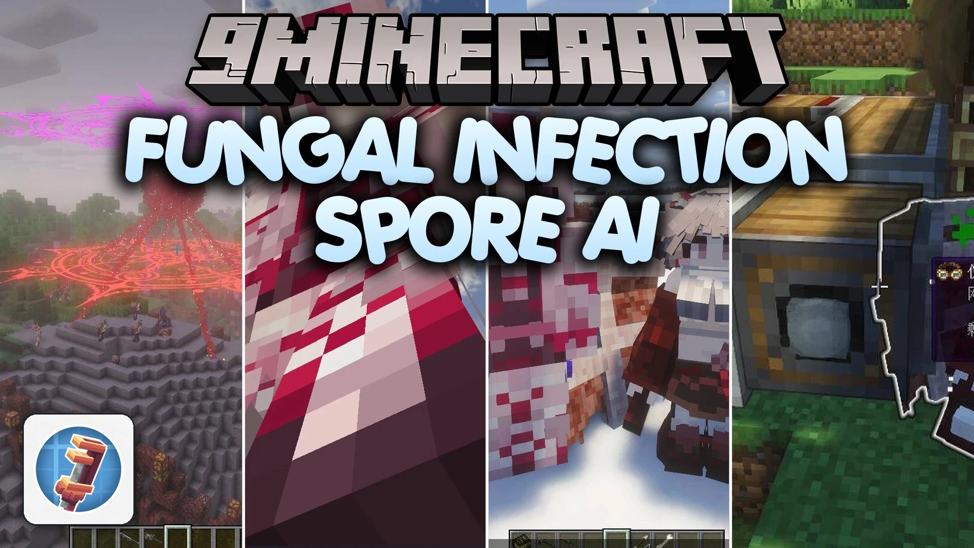 Fungal Infection Spore AI Mod (1.21.1, 1.20.1) – Turn the Fungal Infection