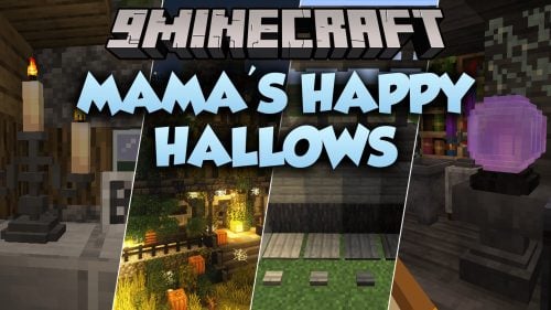 Mama’s Happy Hallows Mod (1.21.1) – Build Haunted Houses with Spooky Halloween