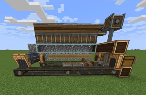 Automatic Smelter Schematic (1.21.x) – Simple Auto Smelting System for Create