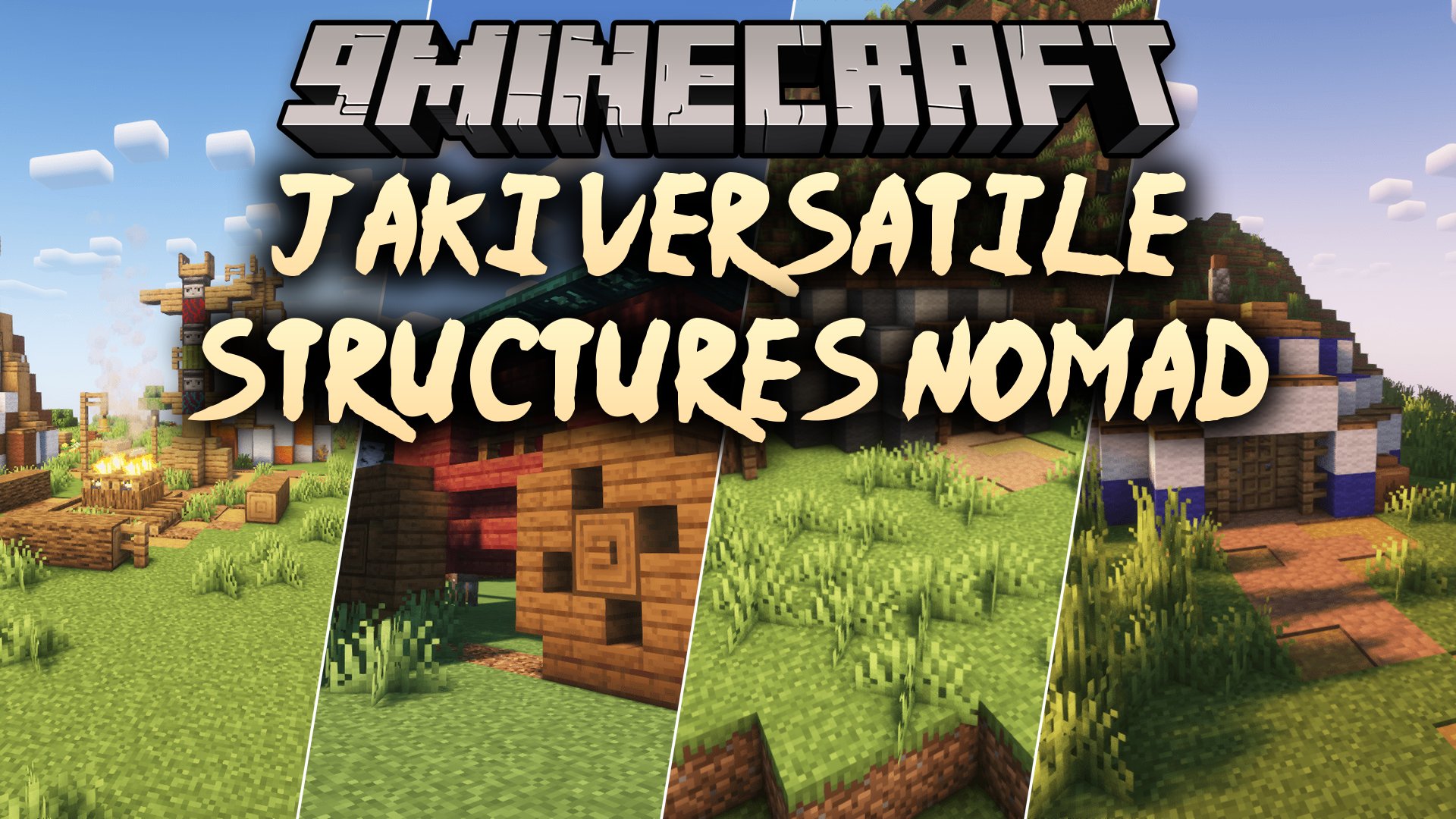 Jaki Versatile Structures Nomad Mod (1.20.1) – Find Nomadic Camps