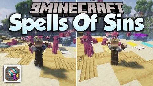 Spells of Sins Mod (1.21.1) – Cast Dark Magic Using Fallen Enemy Carcasses