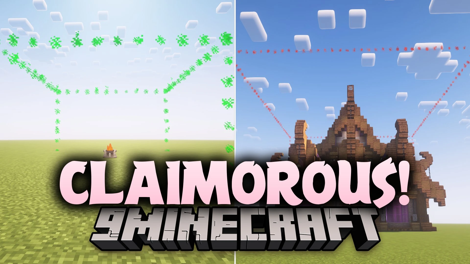 Claimorous Mod (1.20.1) – Secure Base Borders and Share Land Access