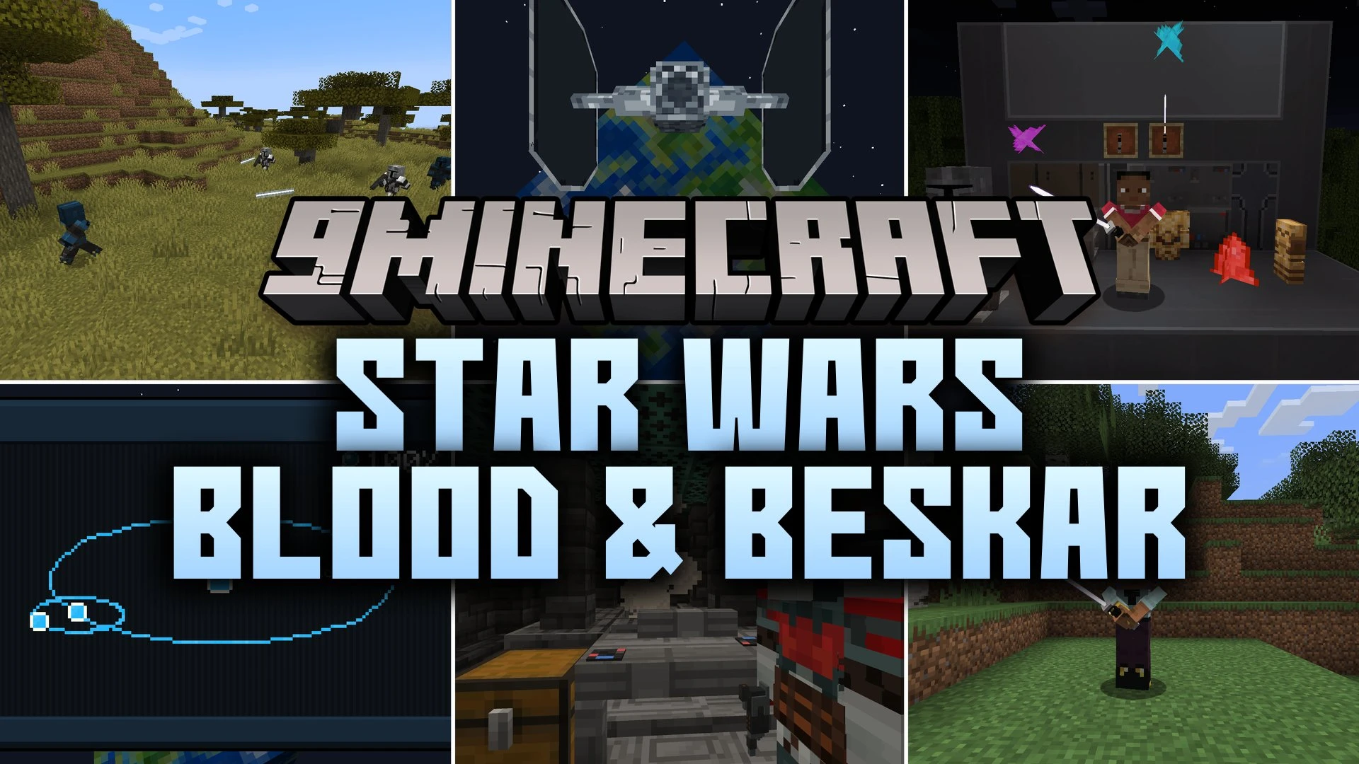 Star Wars Blood & Beskar Mod (1.21.1) – Deflect Blaster Fire with Lightsabers