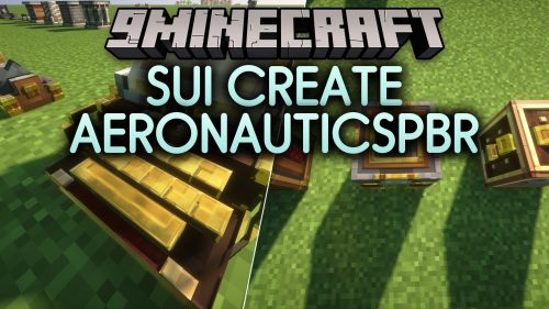 Sui Create AeronauticsPBR Resource Pack (1.21.1) – Deep Steampunk Machine Metal