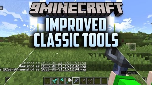Improved Classic Tools Resource Pack (26.2, 1.21.11) – Crisp 3D Weapon Models