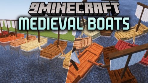 Medieval Boats Resource Pack (26.3, 1.20.1) – Classic Wooden Harbor Fleets