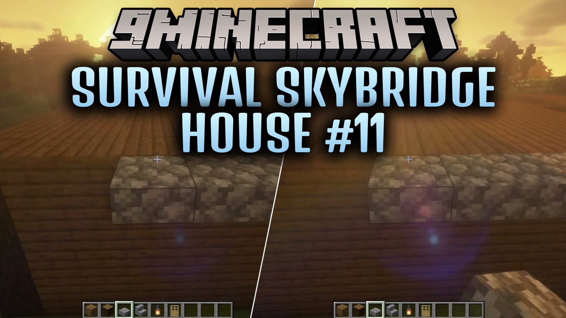 Survival Skybridge House #11 Map (26.x, 1.21) – A Cozy Haven Suspended