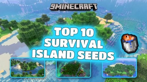 Top 10 Best Survival Island Seeds for Minecraft 26.2 - Java & Bedrock Edition Thumbnail