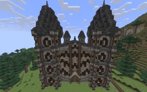 Big Warehouse Schematic (1.21.x) – Massive Medieval Storage Building for Survival