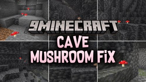 Cave Mushroom Fix Mod (26.3, 1.20.1) – Find Wild Mushrooms Deep Underground