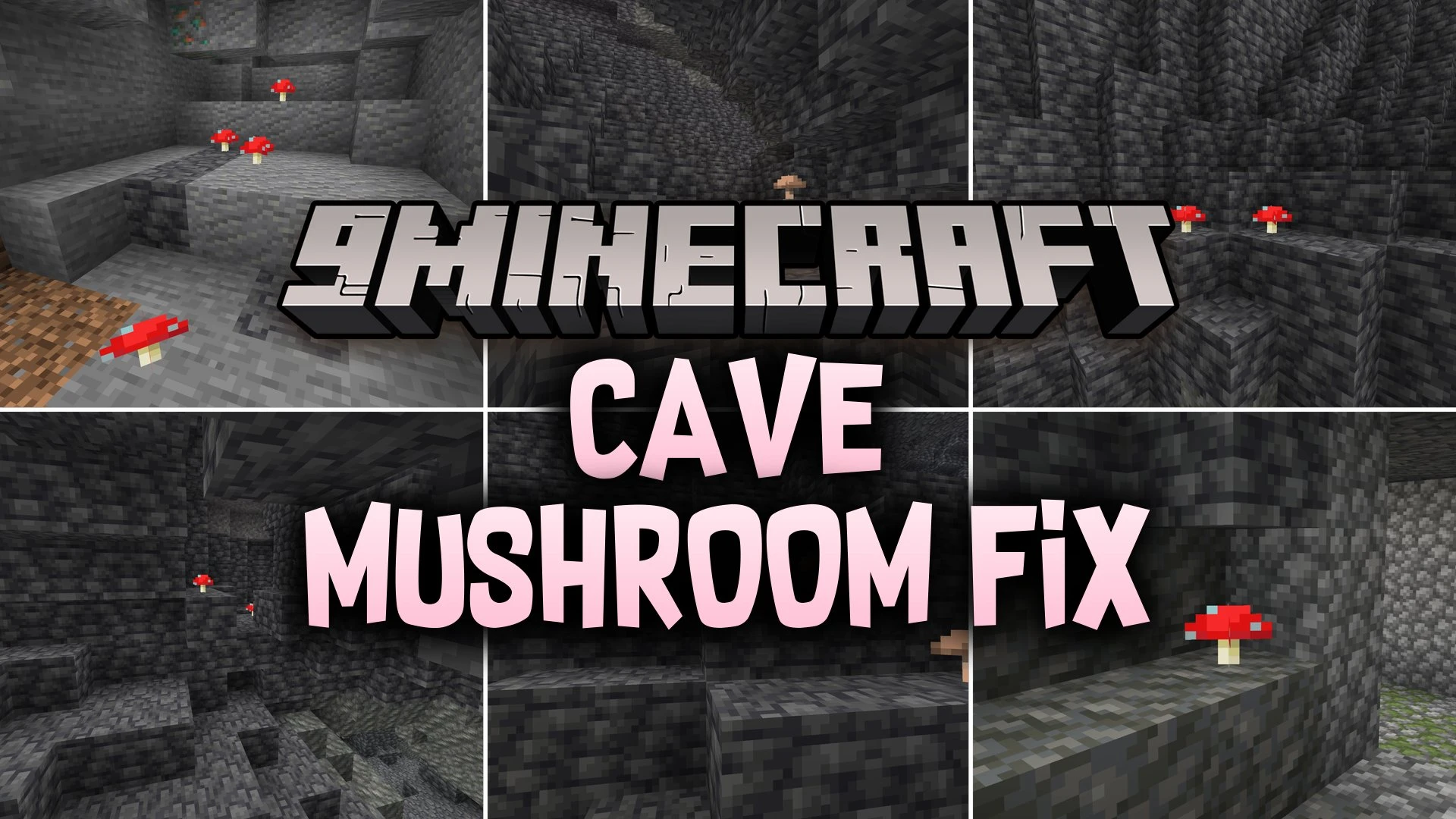 Cave Mushroom Fix Mod (26.3, 1.20.1) – Find Wild Mushrooms Deep Underground