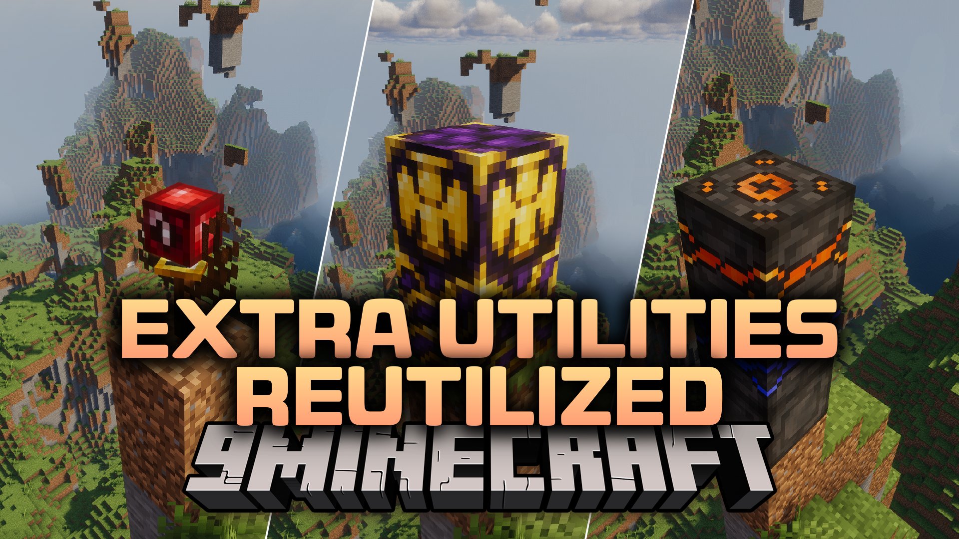 Extra Utilities Reutilized Mod (1.21.1) – Fly in Survival and Power Bases