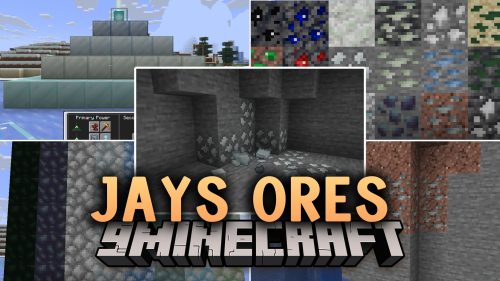 Jays Ores Mod (26.2, 26.1.2) – Find Shimmering Gems and Realistic Metals Deep