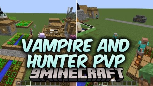 Vampire and Hunter PVP 1.7.2 1.8 Map – Survive Chaos in Village Arenas