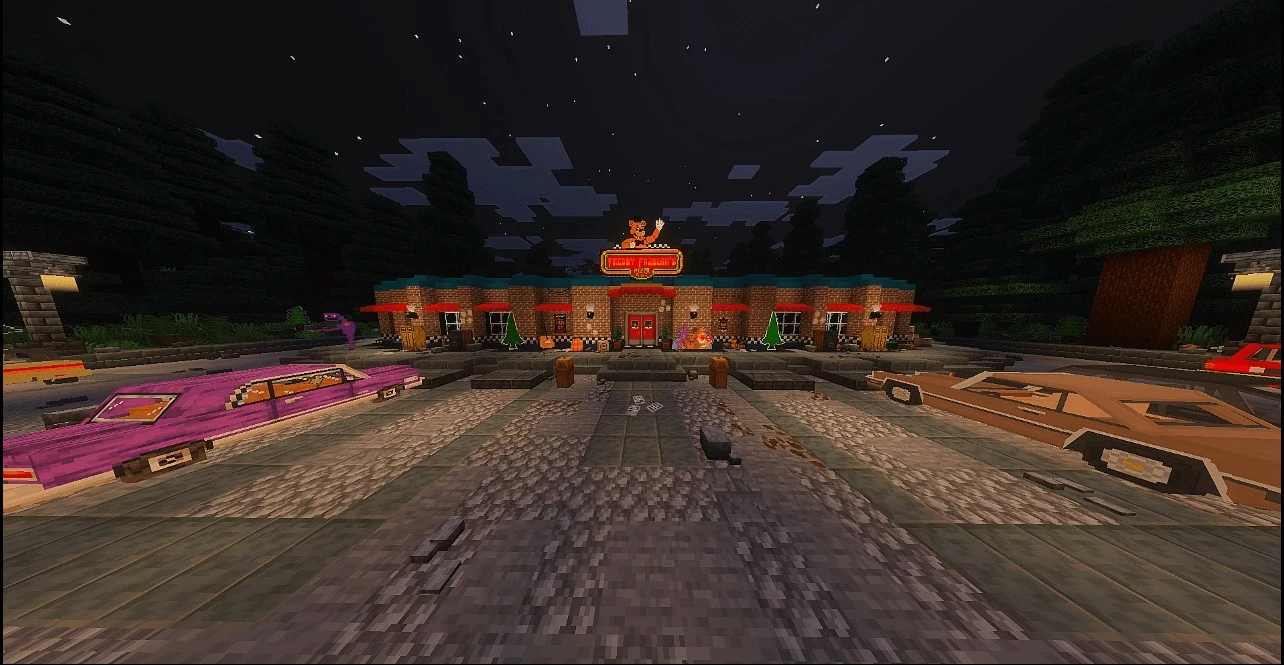 Street Fazbear Map (1.21) – Uncover Dark Secrets in an Eerie Animatronic Town — screenshot 4