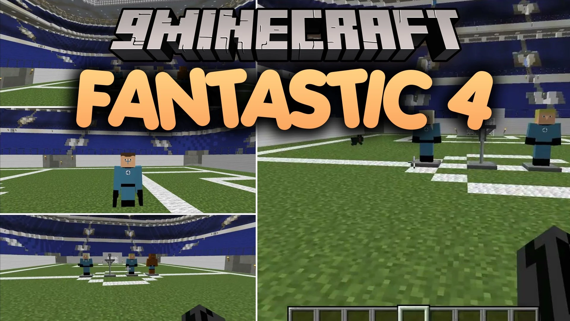 Fantastic 4 Map (26.3, 1.20.1) – Conquer Four Thrilling Quest Zones