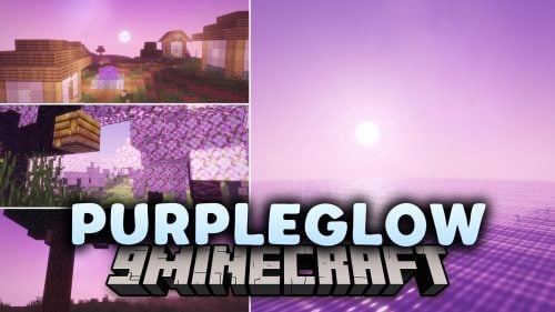 Purpleglow Shaders (26.3, 1.20.1) – Galaxy Sky and Lilac Lighting