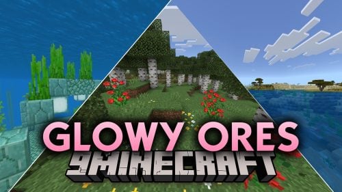 Glowy Ores Shader (26.x) – Colored Emissive Lighting for Cave Mining