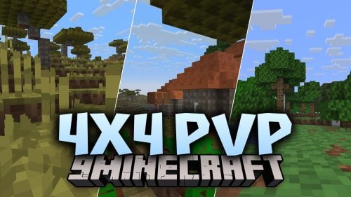 4×4 Pvp Resource Pack (26.3, 1.21.1) – Ultra-Minimal Retro Pixel Aesthetic