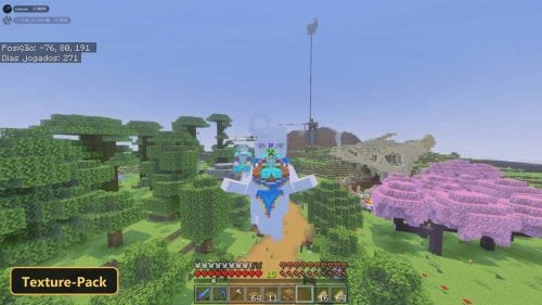 Garota Happy Ghast (26+) – MCPE/Bedrock Texture Pack