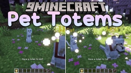 Pet Totems Mod (1.21.1) – Keep Your Loyal Animal Companions Safe From Death