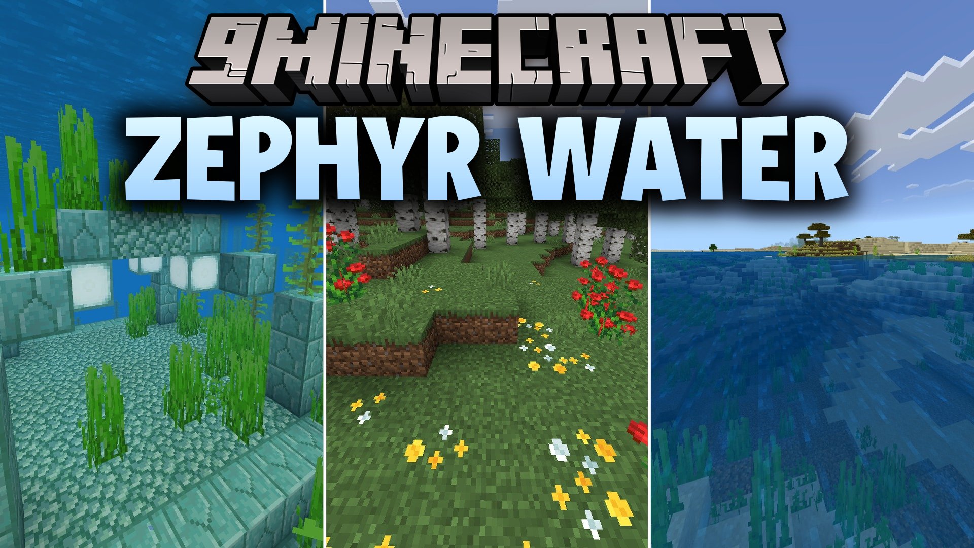 Zephyr Water Shader (26.x) – Calm Wave Animations with Sparkling Sun Reflections