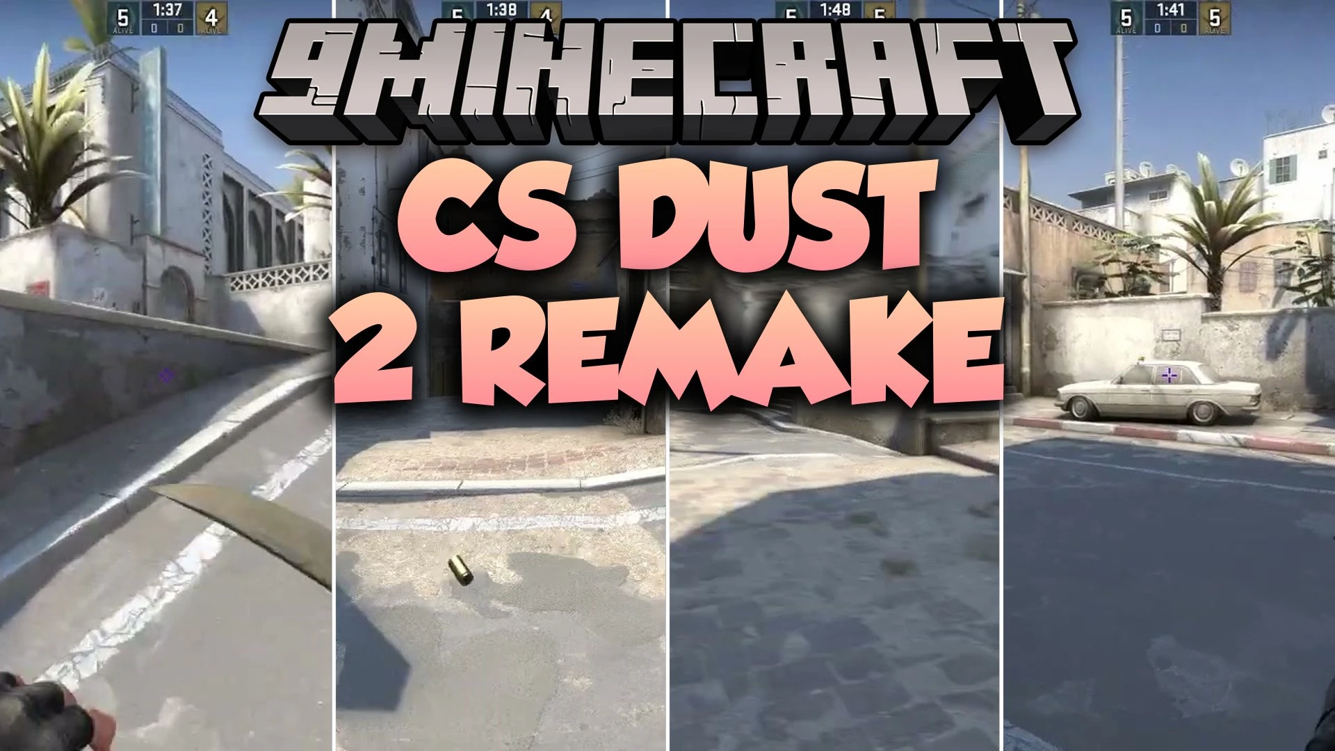 CS Dust 2 Remake Map (26.3, 1.20.1) – Battle Across Iconic Bomb Sites