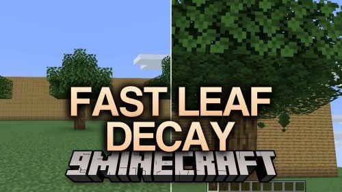 Fast Leaf Decay 9minecraft Mod (26.3) – No More Floating Tree Canopies