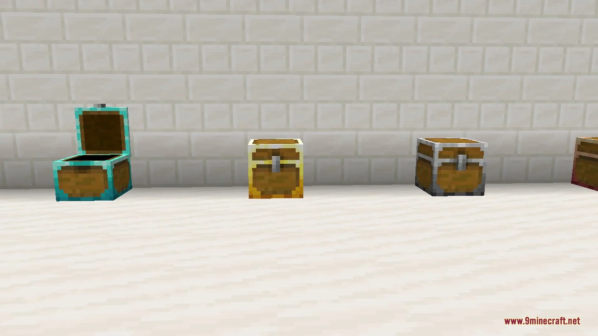 Sorting loot into several upgraded chests in a storage room