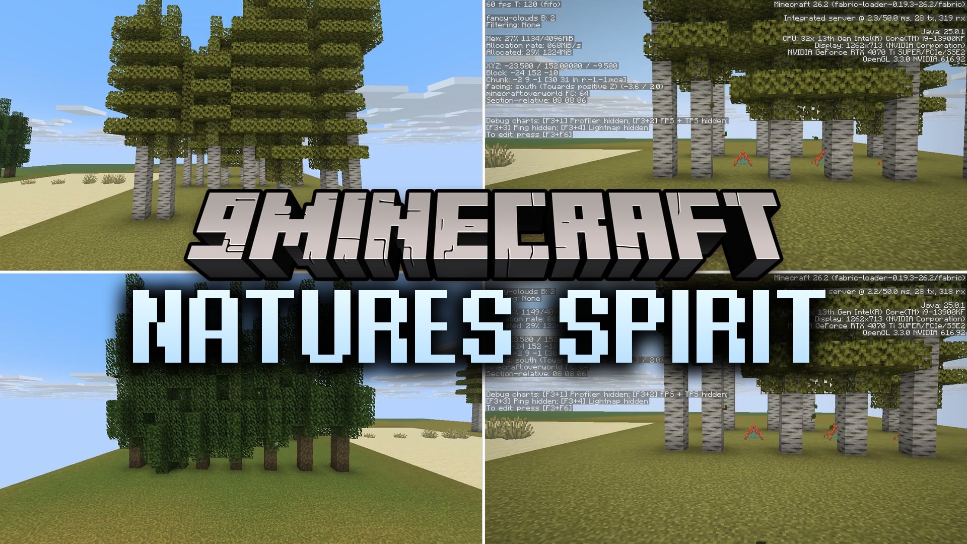Nature's Spirit 9minecraft Mod