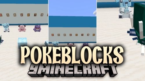 Pokeblocks 9minecraft Mod (26.3) – Decorate Your Base with Cute Pokemon Plushies