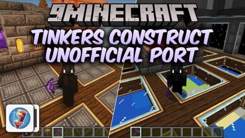 Tinkers Construct Unofficial Port Mod (1.21.1) – Cast Molten Metal Weapons